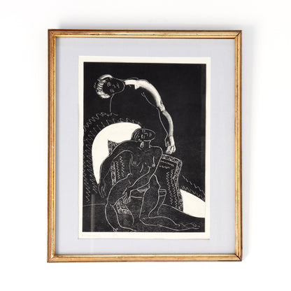 Christopher P. Wood — Mono Print, 1990