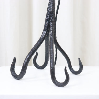 Gnarly Wrought Iron Lamp