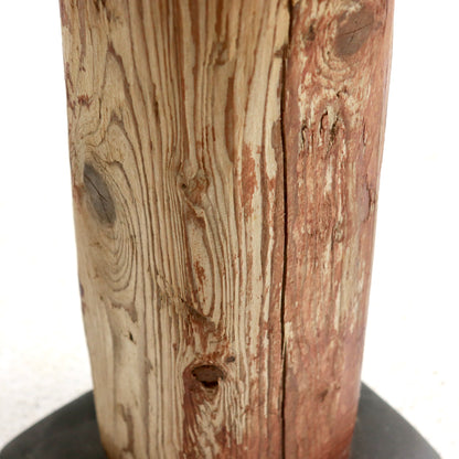 Weathered timber grain close-up