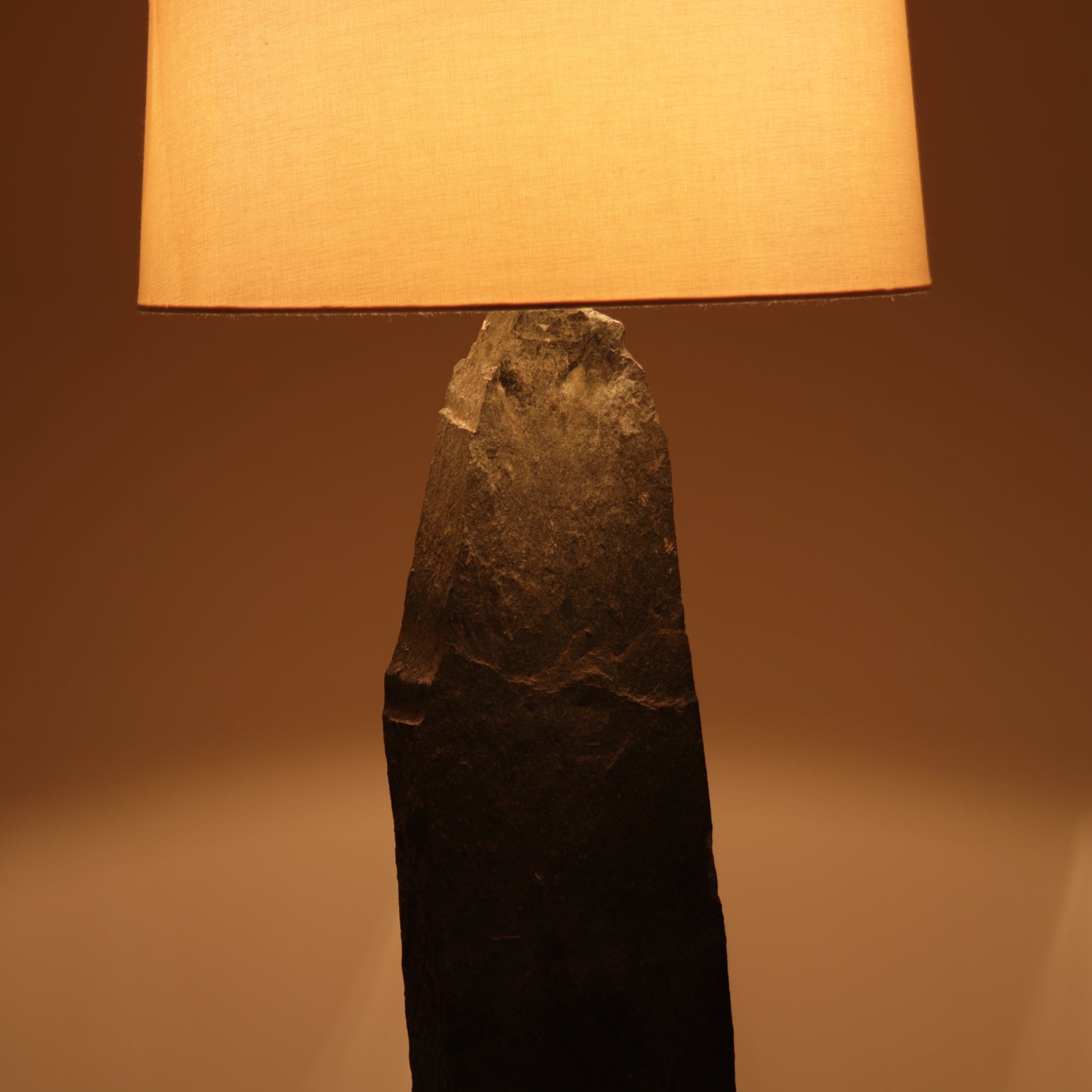 Slate slab lamp