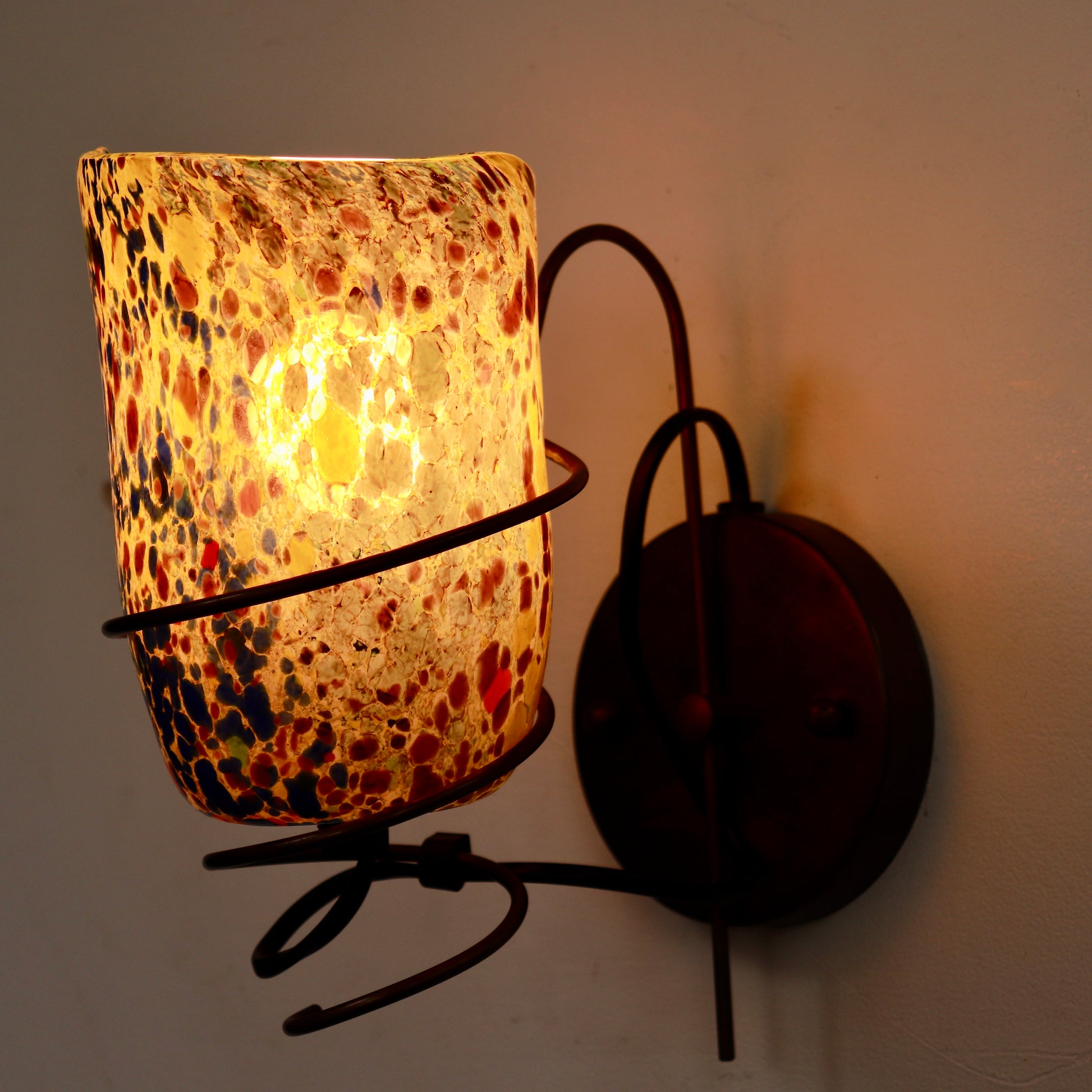 Illuminated Barovier & Toso Murano wall light