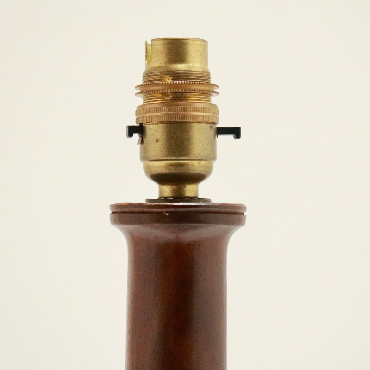 Vintage Turned Walnut Floor Lamp