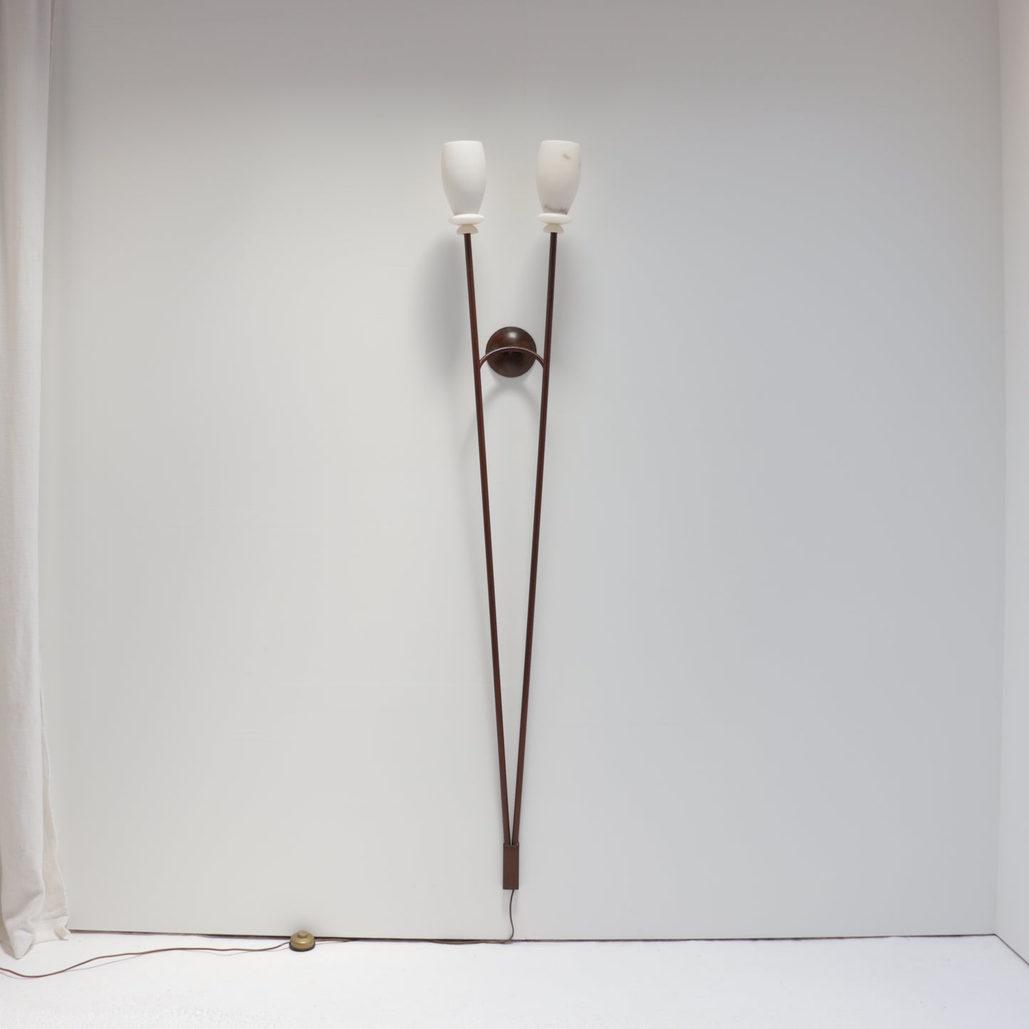 Large Alabaster twin wall light