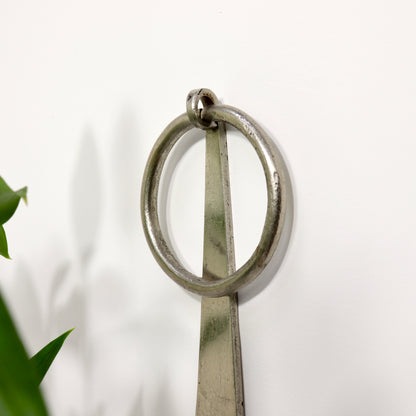 Wrought Iron and Glass Wall Sconce Vase