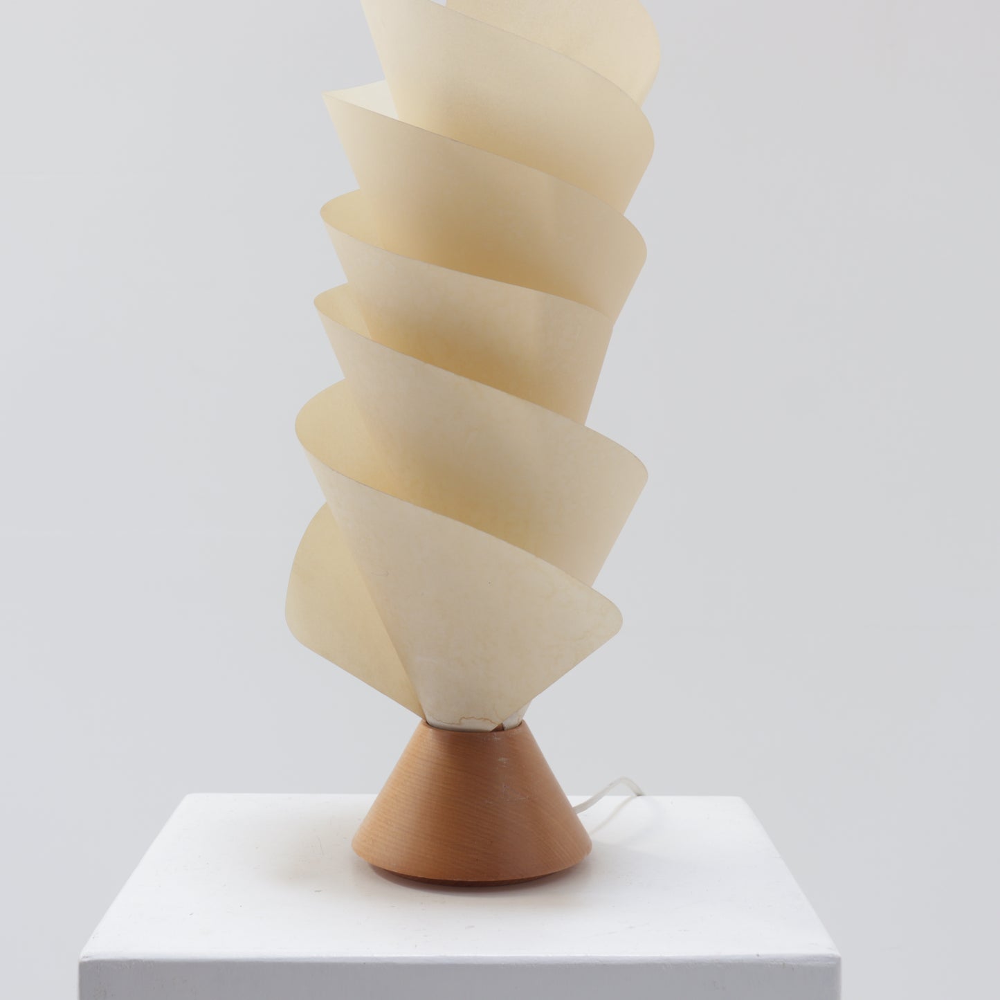 Spiral Parchment Table Lamp
