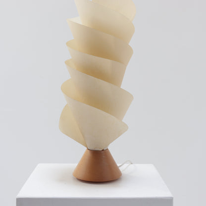 Spiral Parchment Table Lamp