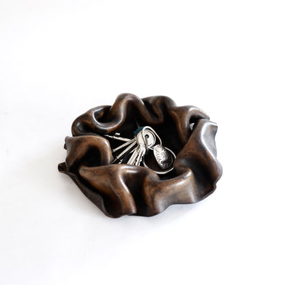 Vintage Leather Bowl