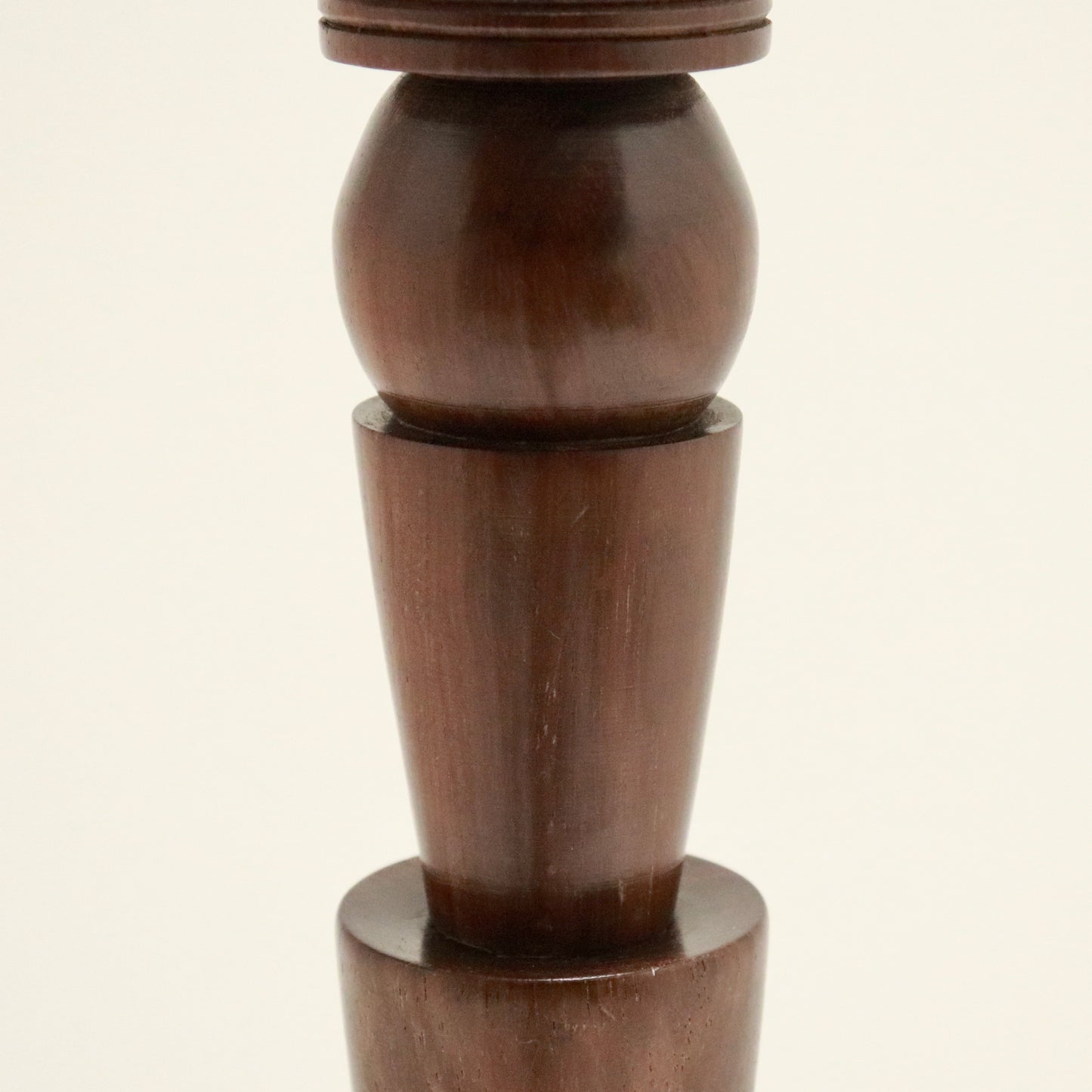 Vintage Turned Walnut Floor Lamp