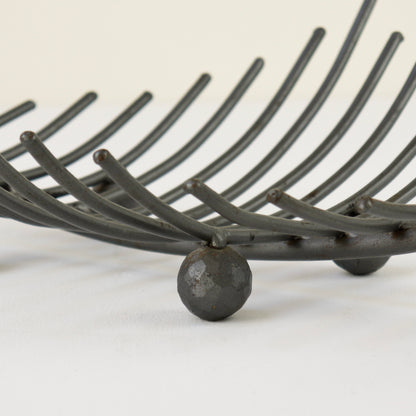 Iron fish skeleton platter