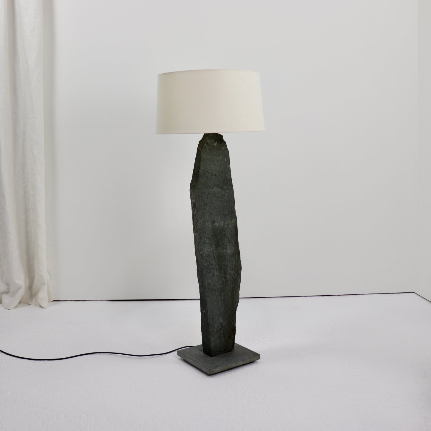 Slate slab lamp