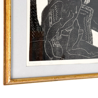 Christopher P. Wood — Mono Print, 1990