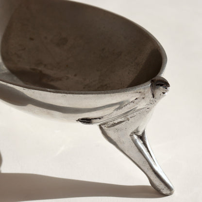 Close-up of Carol Boyes aluminium dish detail