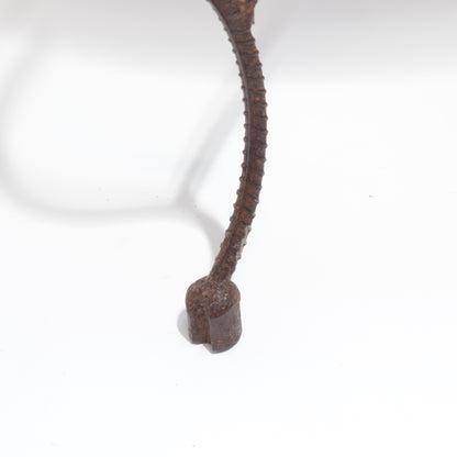 Pair of Artisan Blacksmith-Made Chairs with Kvadrat Wool Seats