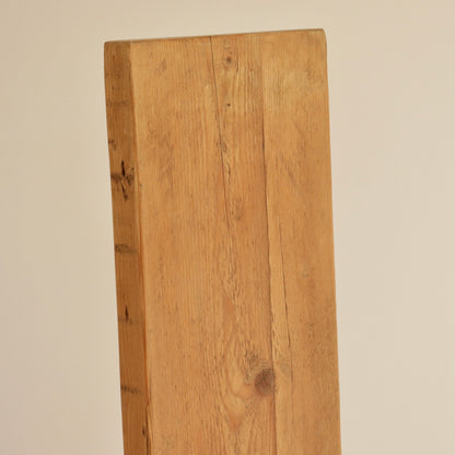 Brutalist Pine Dining Chairs