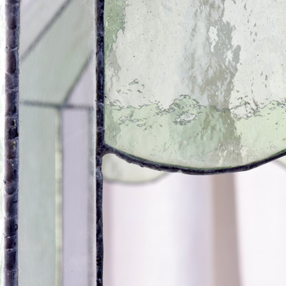 Sculptural leaded glass display case or terrarium