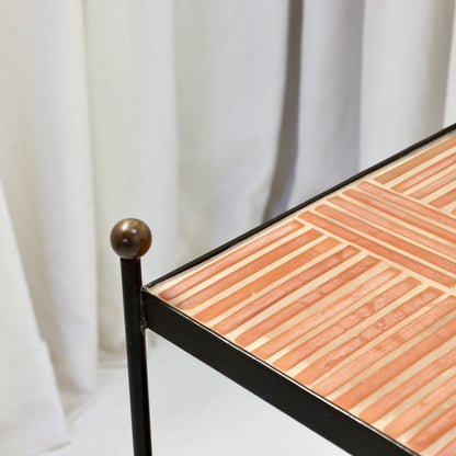 Terracotta Tile side table