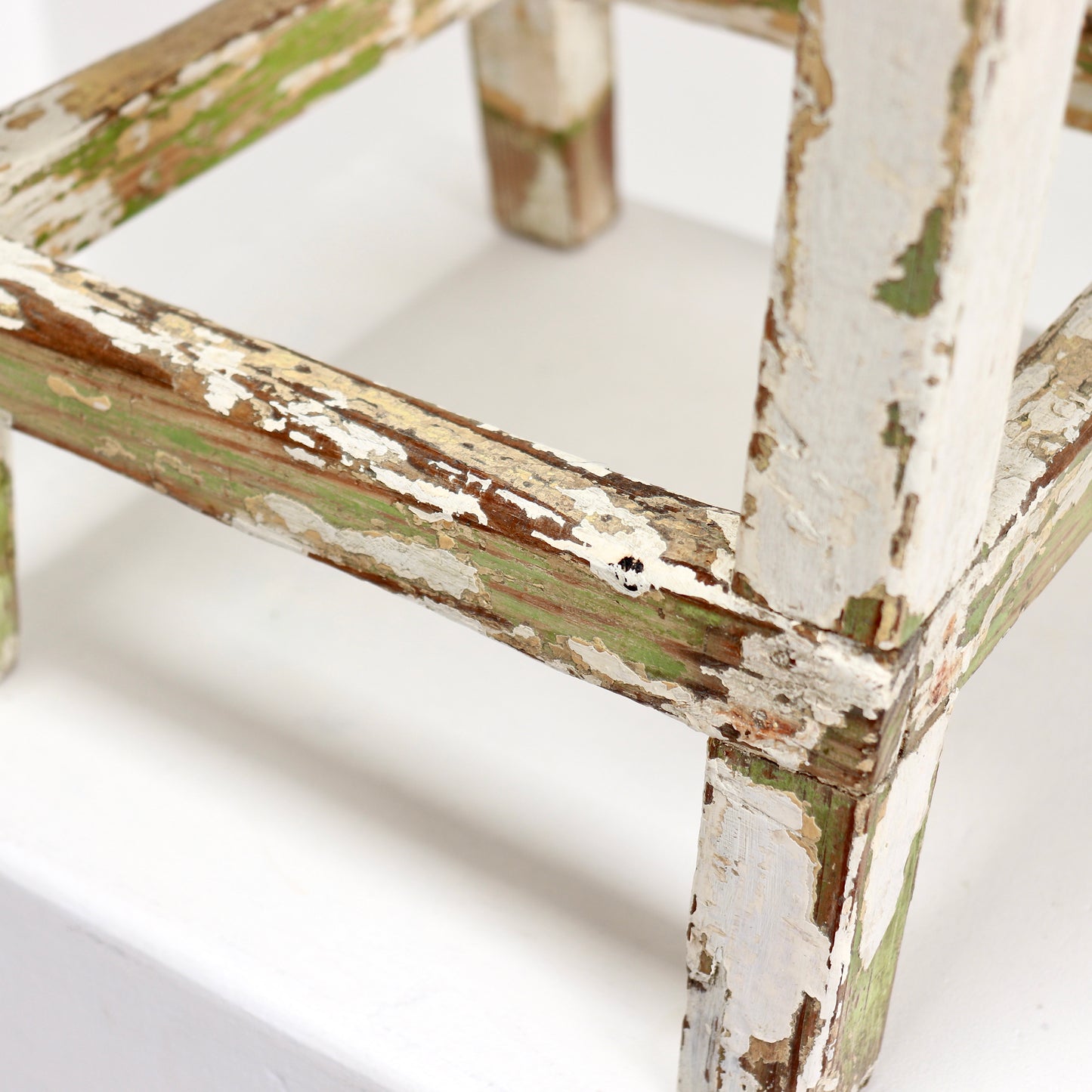Vintage Chippy Paint Stool