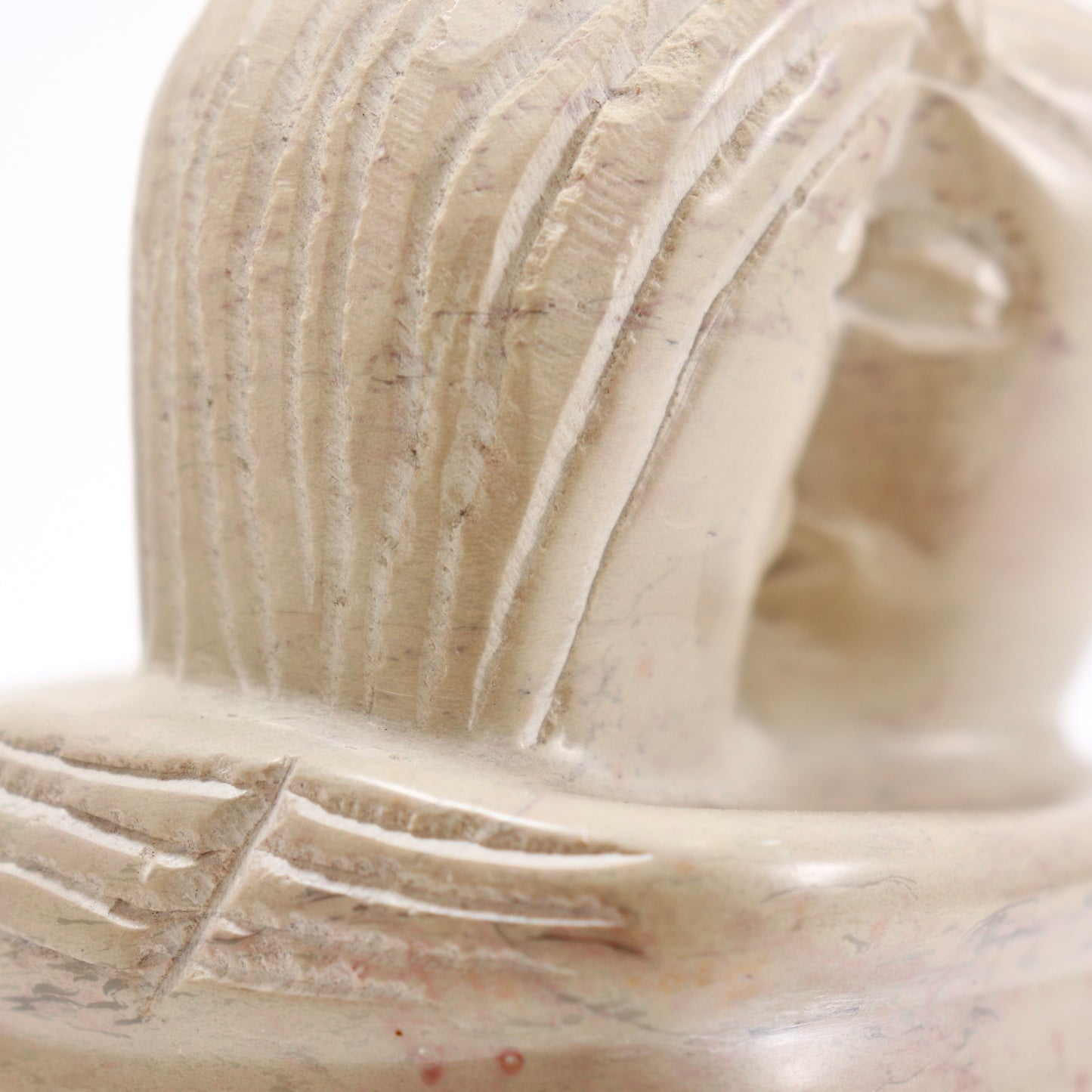 Soapstone Sculpture after Brancusi's The Kiss