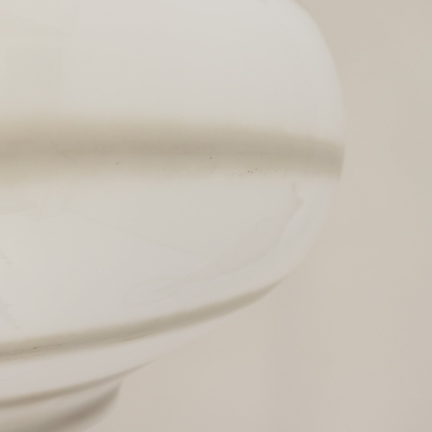 Vintage spiral opaline pendant light