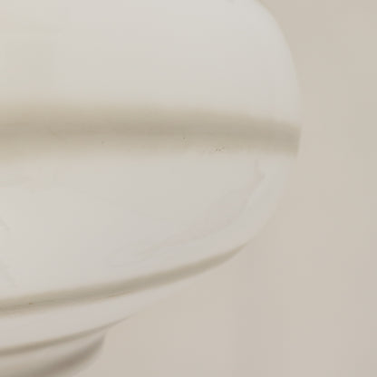 Vintage spiral opaline pendant light