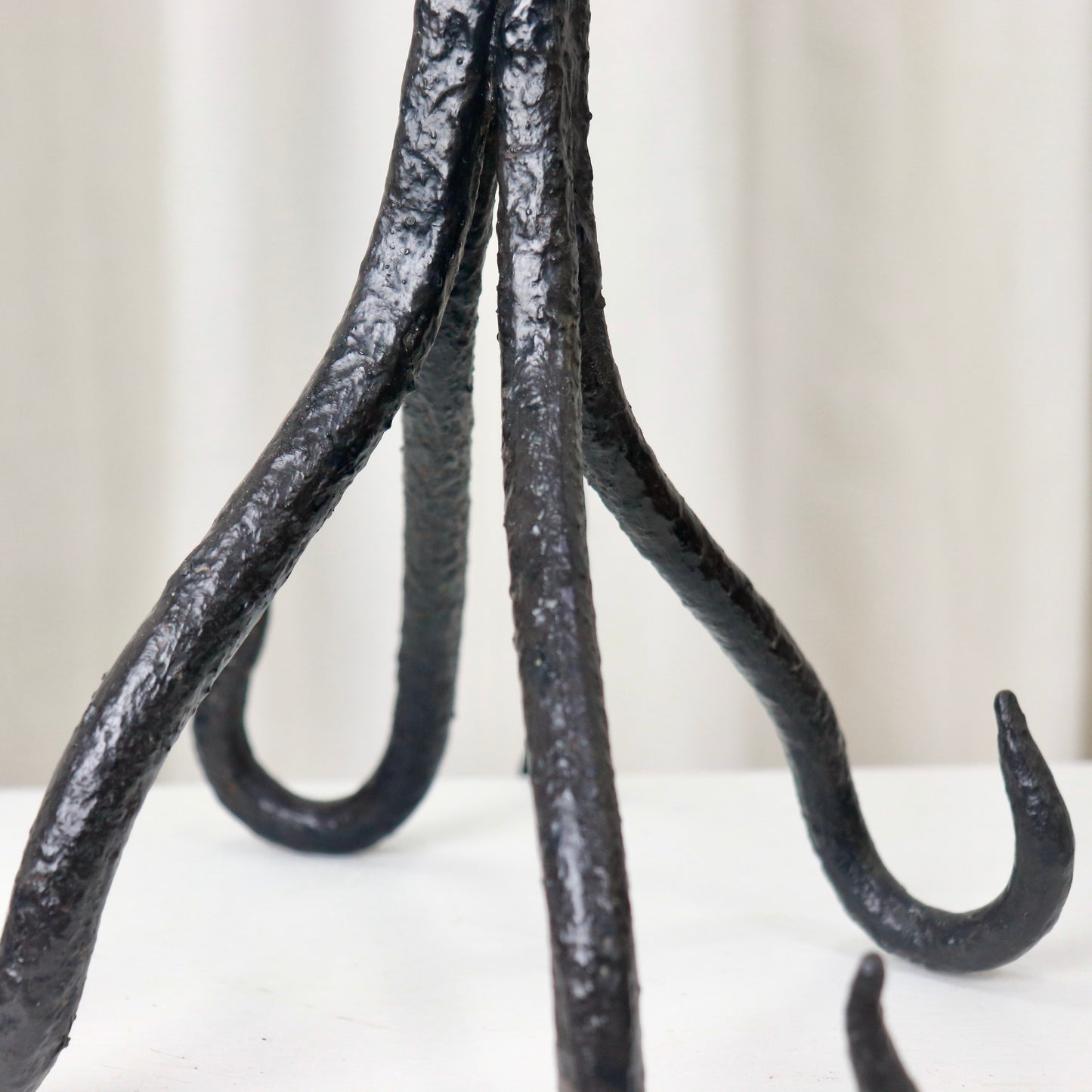 Gnarly Wrought Iron Lamp
