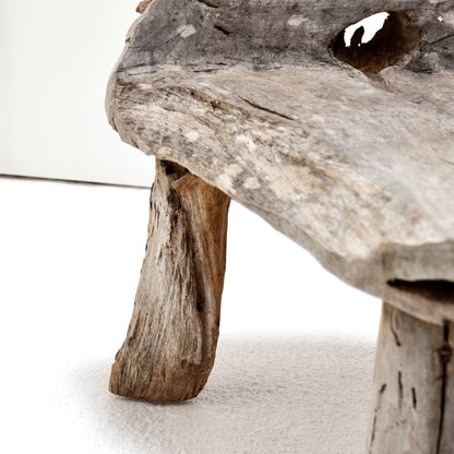 Primitive carved wood chair