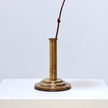 Sculptural Brass Bud Vase
