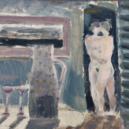 Richard Ayling "Two Women" 1994, Oil on canvas