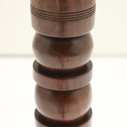 Vintage Turned Walnut Floor Lamp