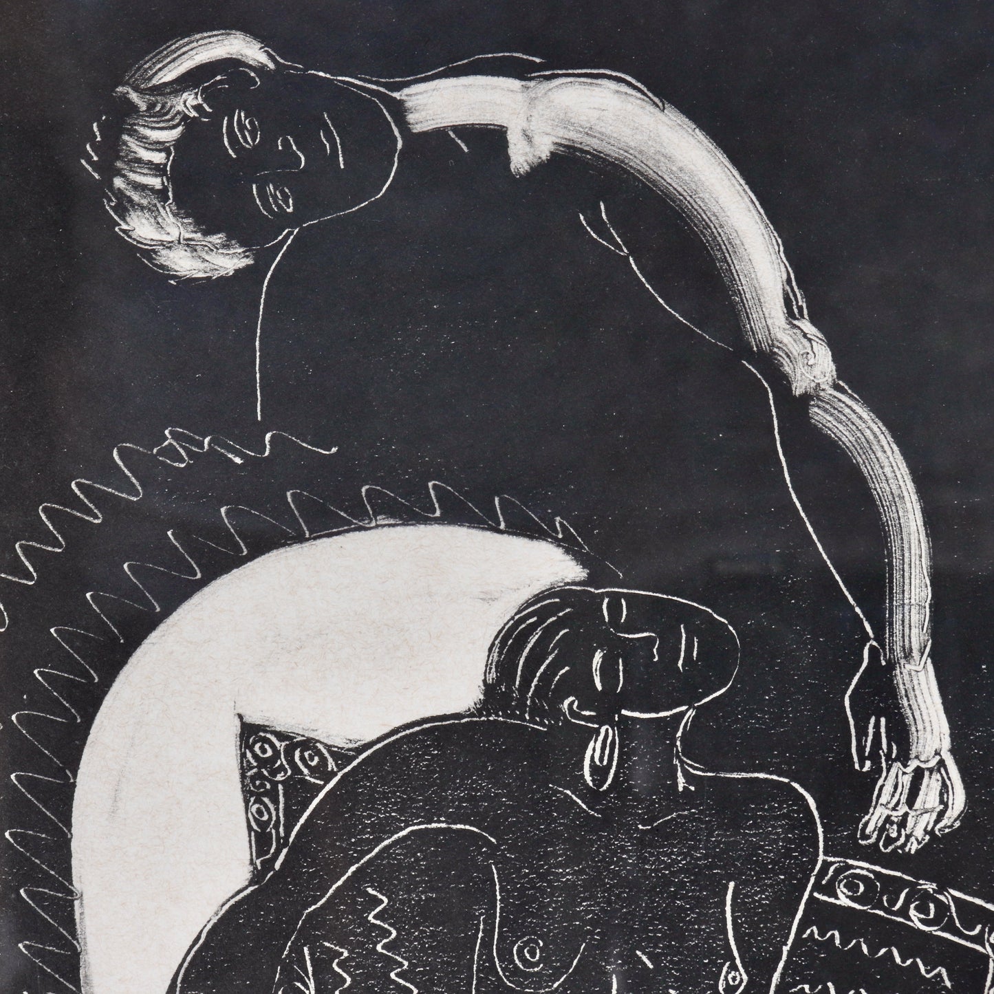 Christopher P. Wood — Mono Print, 1990