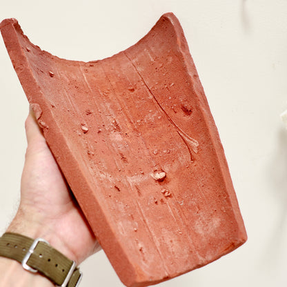 Pair of Terracotta Pan Tile Wall Lights