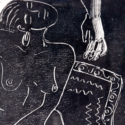 Christopher P. Wood — Mono Print, 1990