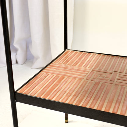 Terracotta Tile side table