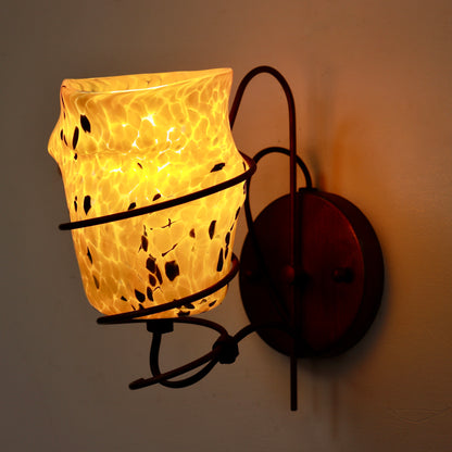 Illuminated Murano glass wall light by Barovier & Toso