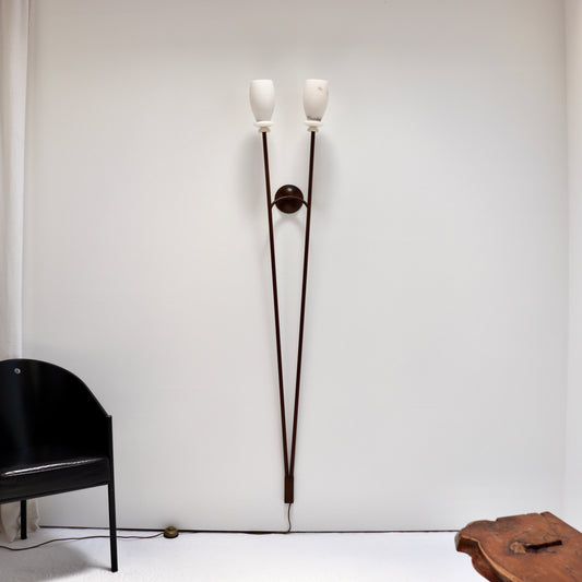 Large Alabaster twin wall light