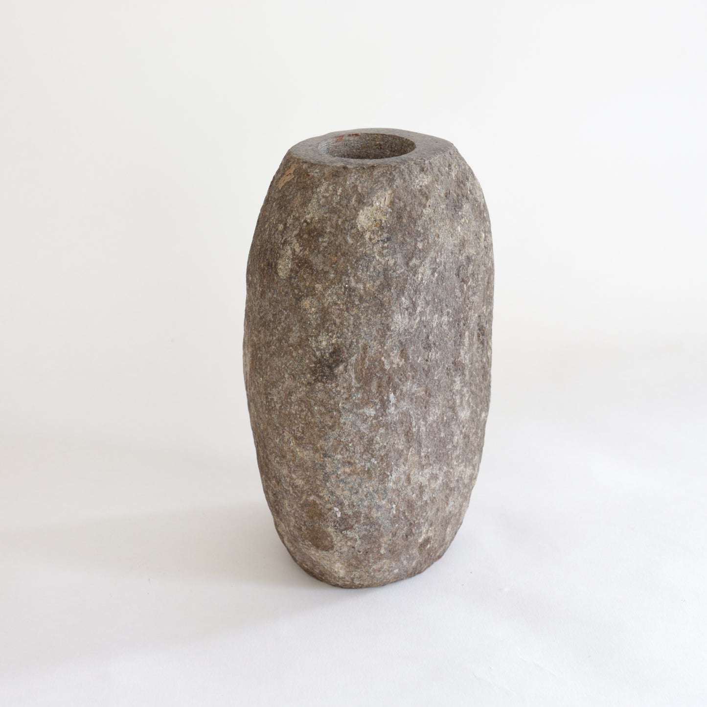Granite rock vase