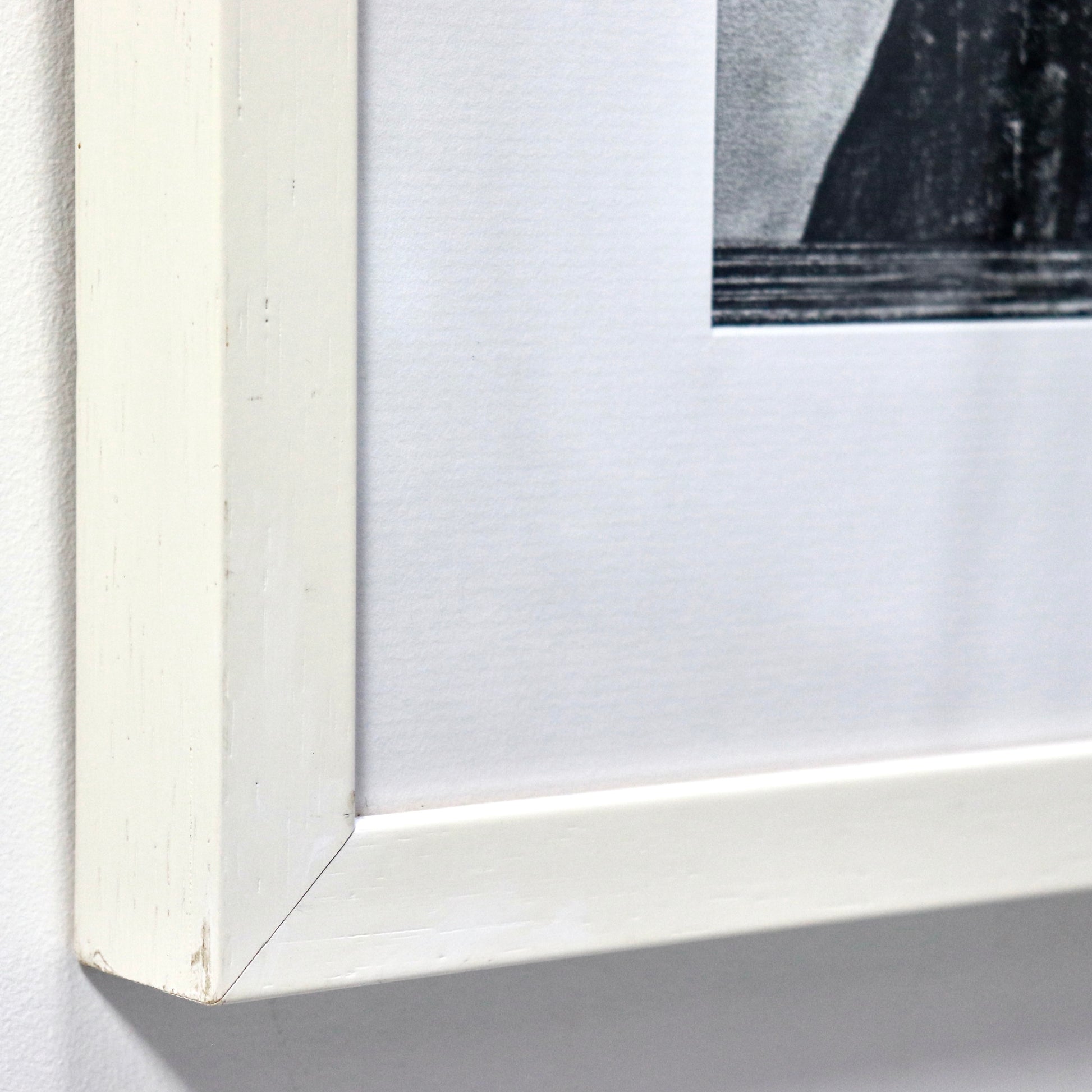 Side view of framed MIlford Study artwork