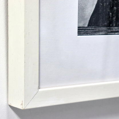Side view of framed MIlford Study artwork