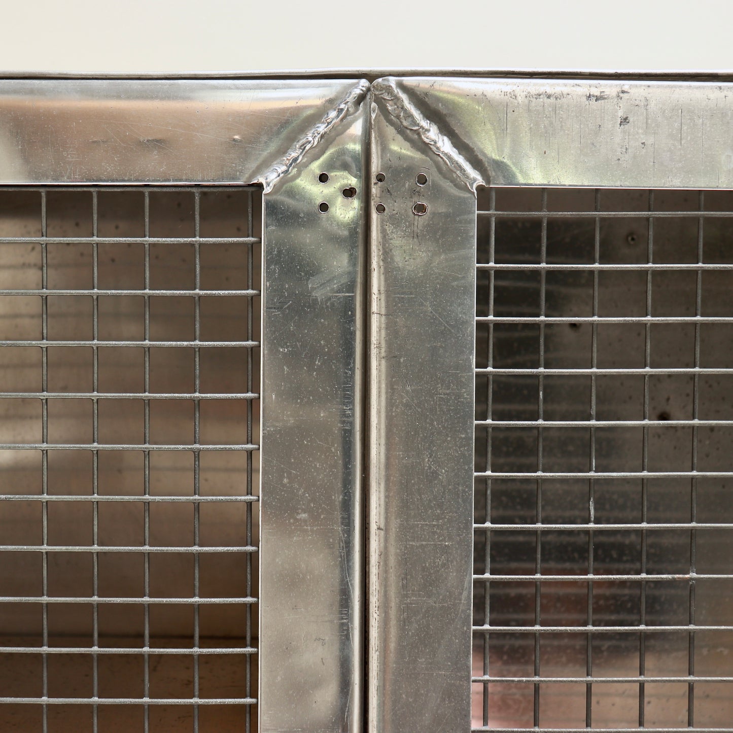 Mid Century Ex-Naval Aluminium Storage Cabinet *RESERVED*