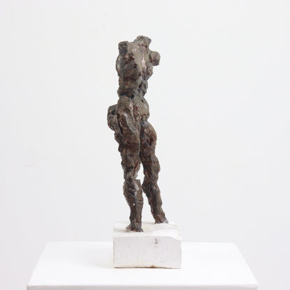 Patinated Plaster Bronze Figure
