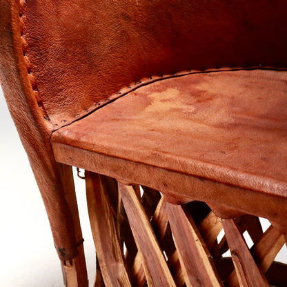 Early 20th Century Mexican Equipal Chair