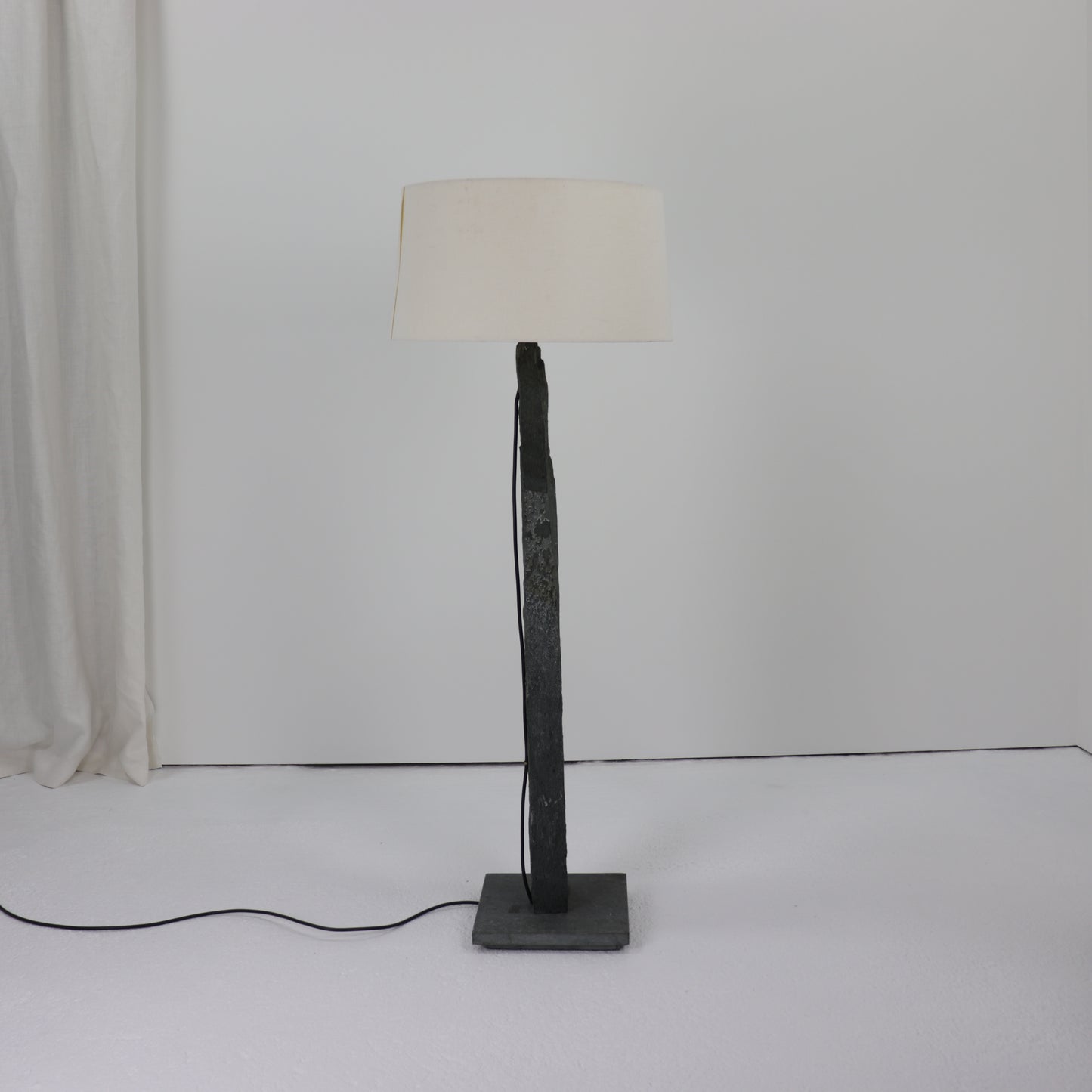 Slate slab lamp