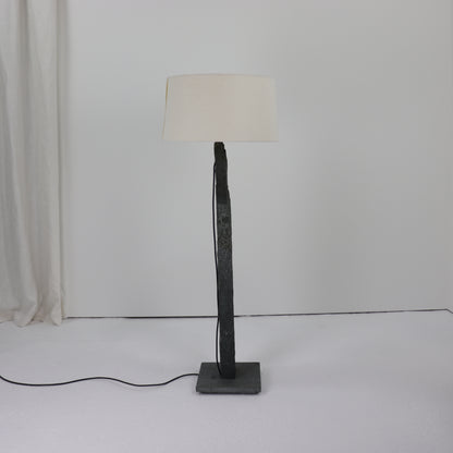 Slate slab lamp