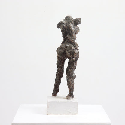 Patinated Plaster Bronze Figure
