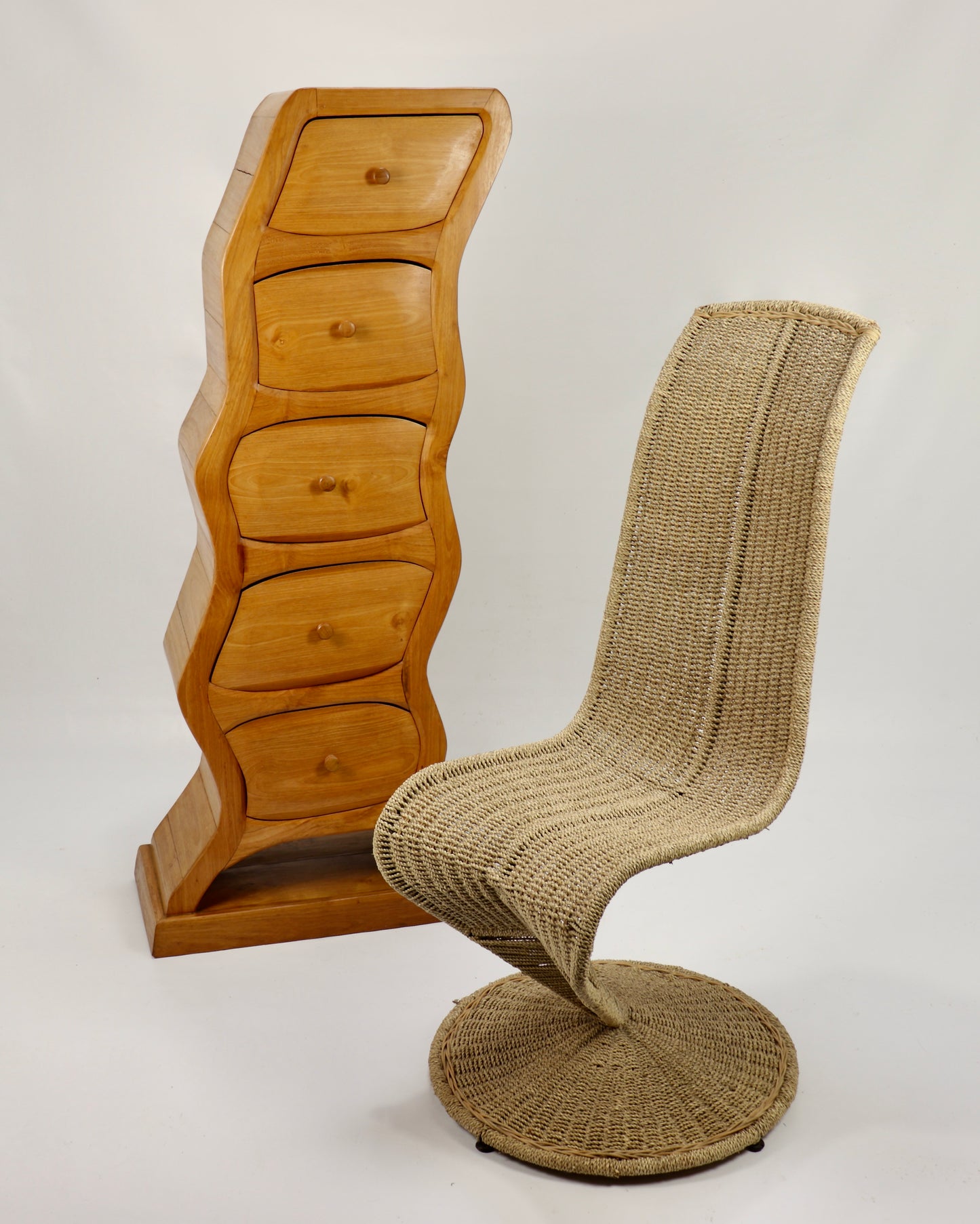 Biomorphic chest of drawers