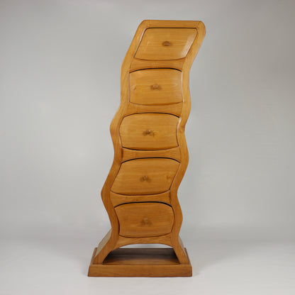 Biomorphic chest of drawers