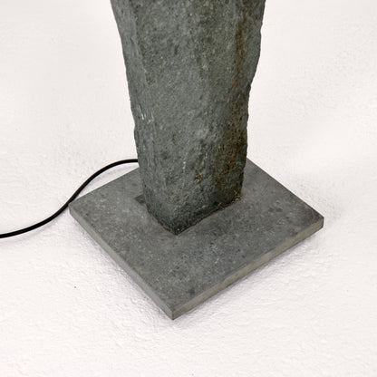 Slate slab lamp