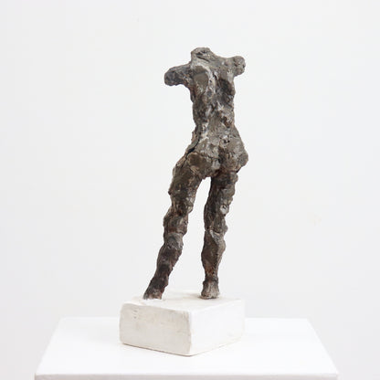 Patinated Plaster Bronze Figure