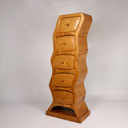 Biomorphic chest of drawers