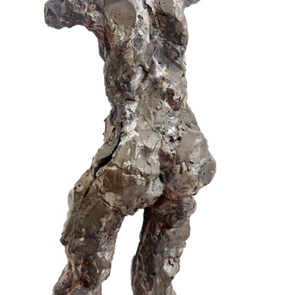 Patinated Plaster Bronze Figure
